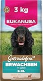 Eukanuba Hundefutter getreidefrei mit Wild, Premium Trockenfutter ohne Getreide für ausgewachsene Hunde Aller Rassen, 3 kg
