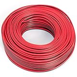 Lautsprecherkabel 2x0,50mm2 - 50m - rot-schwarz - CCA - Audiokabel - Boxenkabel