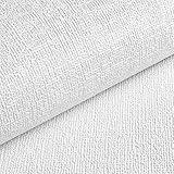 Livelynine Selbstklebende Tapete Weiß Rauhfaser Dicke Tapeten Selbstklebende Für Strukturierte Wand Weiss Wasserfest Tapete Kinderzimmer Beige Wand Tapeten Wohnzimmer Schlafzimmer Wandpaneele 45CMx2M