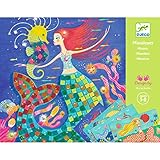 DJECO Mosaik-Box EL Lied der Meerjungfrauen (39423), Mehrfarbig (1)