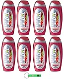 8x Vidal Duschgel Bagnodoccia/Duschschaum mit Goji-Beeren und Cranberry 250ml + Beni Culinari Kostenloser Schlüsselanhänger