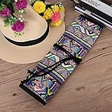 HEEPDD Handgefertigter Pinselhalter aus Segeltuch mit 20 Löchern, Langlebiger Aufbewahrungskoffer für Pinsel, Praktische Rolltasche für Kunststudenten und Kreative