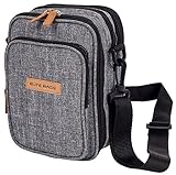 ELITE BAGS EB FIT'S EVO Diabetikertasche (grau-bitone)