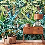 A.S. Création Livingwalls Travel Styles Vliestapete - Papagei-Tapete in Grün und Blau - tropische Wandtapete für verschiedene Räume in 1,59 m x 2,80 m