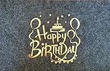 Happy birthday Männerhandtasche, Männerhandtasche Bier, Bier Geschenke für Männer, Geschenk Mann, Flaschenträger 6 Flaschen, Wiederverwendbare Flaschentasche, Ideal für Partys, Reisen und Picknicks