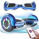 RCB Hoverboards 6,5 Zoll Skateboard Kinder und Jugendliche Hoverboards mit Bluetooth - Led Licht Segway mit Leistungsstarkem Motor Geschenk für Kinder