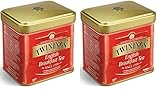 Twinings English Breakfast Tea Schwarzer Tee lose in der TeeDose kräftiger Schwarztee aus hochwertigen Teeblättern gepflückt in Sri Lankas und Indiens besten Teegärten g, Neutral, 100 gramm