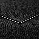 Livelynine Teppichfliesen Selbstklebend 30x30CM Teppichboden Selbstklebend Schwarz Waschbarer Teppich Fliesen Kleber für Haus Büro Gewerbe Anti-Rutsch Teppich Bodenbelag Wohnzimmer, 4 Teppichfliesen