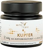 MITOcare Kupfer - Bindegewebe Kapseln fördern ein gesundes Bindegewebe - Effektive Kupfer Tabletten unterstützen das körpereigene Immunsystem - Vorratspack mit 120 Kapseln, ausreichend für 4 Monate