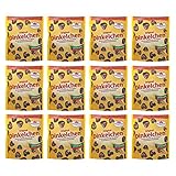 12er Pack Dr. Quendt Dinkelchen Zartbitter (12 x 85 g) Knabbergebäck Knabbersnack Knuspersnack DDR Ostprodukt