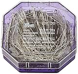 Prym 024120 Stecknadeln, 0,50 x 30mm, silberfarbig, 50g, Kunststoffdose, Stahl, 30 x 0,5mm