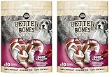 Zeus BetterBones, Kauknochen Fuer Hunde, mit Entenfleisch- und Cranberrygeschmack, 7,5cm (Packung mit 2)