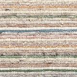 Steffensmeier Handwebteppich Biri | Schurwolle, Mit Fusselstopp, Bunt, handgewebt, Größe: 70x200 cm Wohnzimmer und Schlafzimmer