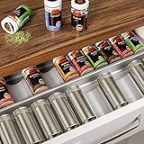 ORGA-BOX® Gewürzgläsereinsatz Gewürzdoseneinsatz / 526 x 28 x 474 mm/schiefergrau/für 60er Korpusbreite