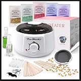 Waxing set, Professionell Wachswärmer Wachs Haarentfernung mit 500g Wax Warmer mit Wachsperlen, Waxing Maschine Set, Wax Maschine für Wachs Haarentfernung Perlen