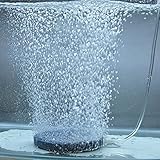 4cm Luftblasenstein Aquarium belüften Hydroponik Sauerstoffplatte für Fischtankpumpe, Grau