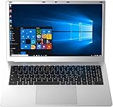 shinobee difinity Celeron Quad Core SSD (15,6 Zoll FullHD) lautloses Notebook (Celeron N3450 4x2.20 GHz, 8GB DDR4, 500 GB SSHD, USB 3.0, HD Graphics 500, LAN, m-HDMI, Windows 11, MS Office) | 7740