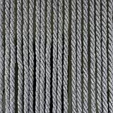 Trente Türvorhang Trentero 90 x 220 cm – Dunkelgrauer Kordelvorhang – Optimaler Insektenschutz, für Privatsphäre und Belüftung