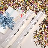 PrimePure Konfettikanone Mehrfarbig das Glitzern Party Popper - 2 Stück - Konfetti Kanone für Hochzeiten, Partys, Geburtstage und Festliche Veranstaltungen