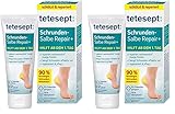 tetesept Schrunden-Salbe Repair+ – Fußcreme mit Hydro-Lipid Komplex, Dexpanthenol + Sheabutter – Fußsalbe zur effektiven Reduktion rissiger Haut – 1 x 60 ml (Packung mit 2)
