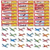 XULEGGNK 24 Stück Styropor Flieger Für Kinder, Flugzeug Styropor Kinder, Wurfgleiter Styroporflieger, Styroporflieger Kinder, Styropor Flugzeug Kinder, Styropor Flugzeuge, Flieger Styropor Kinder