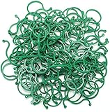 Pflanzenclips,200 PCS Kunststoff Pflanzenklammern Pflanzen Clips Gartenp Pflanzenclip für Gewächshaus-Gartenarbeit Klettern Bambusstange Tomatengemüse Blumen-Orchideen-Stiel Pflanzen