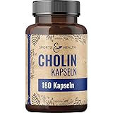 Cholin Kapseln - Cholin Kapseln Hochdosiert - 180 Kapseln Cholin hochdosiert - reines Cholin Pulver in Kapseln – Choline
