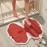 VALISS Badteppich für zu Hause, Badematte, rutschfest, schnell trocknend, weiche Kieselsteine