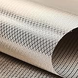 KSQP RF-Abschirmgewebe RFID-Strahlungsabschirmung RF-Signalblockierendes Material HF-Abschirmung, Elektromagnetischer Strahlenschutz Mikrowellen-Kartenbeutel-Elektronische Produkte,silver-3x1.1m