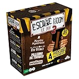 Escape Room Spiel 3 – Set mit 4 Abenteuern: Zahnarzt, Grabplünder, Da Vinci Teleskop und mysteriöser Mord