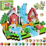 COOLJOYA Magnetische Bausteine, 108 Teile Magnetbausteine Magnetspielzeug Magneten Kinder, Magnetisches Spielzeug für Kinder ab 3 4 5 6 7 8 9, Magnetspiel kinderspielzeug für Jungen und Mädchen (2 cm)