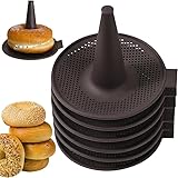 Syfunlv 6stk Donuts Backform,Silikonform,13.5 * 12.5 * 17CM,Silikon Kuchenform,Wiederverwendbare Backform,Antihaftbeschichtet,für Plätzchen,Pudding,Backen,DIY-Backförmchen