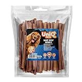 UNIQ Hundeleckerli 500g weich glutenfrei hohe Fleischanteil Rind Kaustangen Hundesnack Leckerli kleine große Hunde Kausnack Training Belohnung