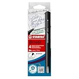 STABILO - Premium-Fineliner - dr!ver - 4er Pack - grün, rot, blau, schwarz