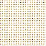 Thoquene 14 Blatt Smiley Emoji Sticker für Kinder Notebook Dekoration