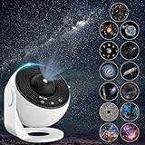 ACICILI Sternenhimmel Projektor, Projektor Lampe Sternenhimmel, Planetarium mit 12 Planeten Discs, Galaxy Projektor für Kinder Erwachsene