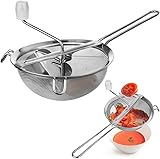 Passiermühle Passiergerät für Gemüse Obst Passe-vite aus Edelstahl