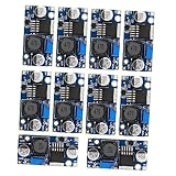 Hoement 10 Stück Buck Converter Step Down Power Module DC DC Wandler Für Präzise Spannungsregulierung Ideal Für DIY Projekte Elektronik Und Handy Ladestationen Mehrere Geräte