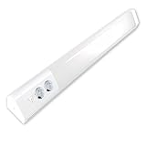 REV Unterbauleuchte - Unterschrank Beleuchtung Küche mit 2 Steckdosen & Schalter, LED Leiste Küche 76cm, 230V, 15W, 1450lm, 4000K, weiß