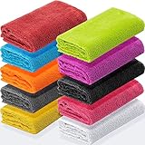 detailmate 10x Poliertuch Ultra weich | Premium Autopflege Zubehör außen & innen | Lack Politur & Pflege, Innenraum, Felgen | Microfasertuch 10er Set 40x40cm, 550 GSM - randlos & fusselfrei