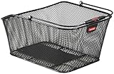 KLICKfix Erwachsene (Unisex) Hinterradkorb-2128019540 Hinterradkorb, schwarz, 41x21x31cm