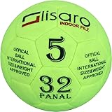 Lisaro Indoor Filz 1.8 Hallenfußball Gr. 5 | Hallenball | Indoorfußball | Spielball der Extraklasse