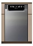 Bauknecht BK6UC11BS7A0X Vollintegrierbarer Geschirrspüler (45 cm)/ ActiveDry/Sensorprogramm/PowerClean/Besteckschublade/Hygiene-Programm/Vollwasserschutz/Multizone/Startzeitvorwahl