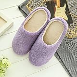 Generisch Hausschuhe Damen Wolle Slipper - Slip Home Winter Boden Frauen Schuhe warm Frauen-Hausschuh Hausschuh warm