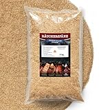 Terra Discount Räuchermehl aus Buche 500g, 2Kg, 5Kg oder 15 Kg - 0,4-1,0mm - zum smoken, räuchern/kalträuchern von Fleisch, Fisch, Gemüse geeignet - Buchenholz mit klassischem Aroma