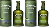 Connemara Original mit Geschenkverpackung | getorfter Single Malt Irish Whiskey | rauchiges Aroma | 40% Vol | 700ml Einzelflasche (Packung mit 2)