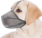 Maulkorb Mesh,Maulkorb für Hunde Abgerundete Mesh,Maulkorb Mittlere Hunde,Mesh Maulkorb Hund,Maulkorb Hund Verstellbar für Kleine Mittelgroße und Große,Verhindert Das BeißEn,Kauen