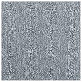 Yesuitme Teppichfliesen 20 Stück - 5m², 50x50cm Selbstliegend Teppichboden, Rutschfest Strapazierfähiger Kurzflor Teppich für Büro Wohnzimmer Balkon Auto(Farbe:Grau)