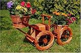 Bagger, Traktor aus Korbgeflecht, 80cm, Rattan, Weidenkörbe, bepflanzen möglich, Pflanzkorb, Blumentopf, Blumentöpfe, Pflanzkübel, Pflanztrog, Pflanzgefäß, Pflanzkasten, Übertopf, Pflanzkarre