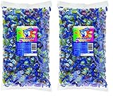 Frigeo Ahoj-Brause Bonbons mit Brause-Pulver im Beutel – Frucht- mit prickelnder Füllung, in vier süß-sauren Geschmacksrichtungen, vegan, im Vorrats-Pack, 2 kg (Packung mit 2)